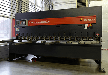 NC sheet shears: AMADA-GS1230